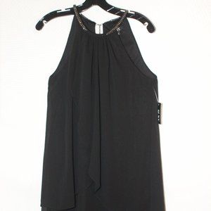 NWT SLNY Halter Chiffon Dress Women's Size 6